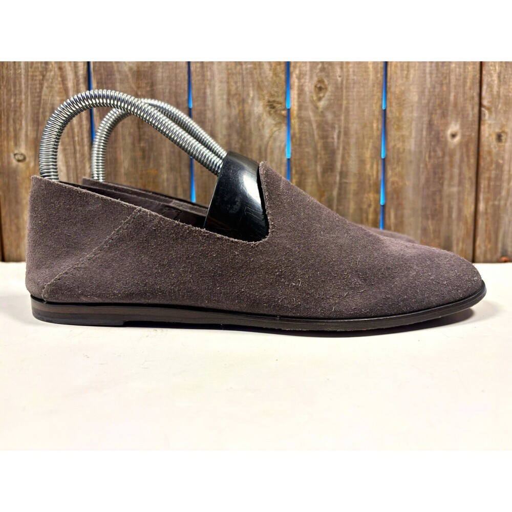 Pedro Garcia Yoshi Loafer Cafe Castoro Men Gray Suede Slip-On Dress EU 37.5